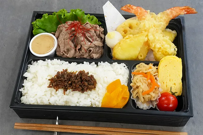 厳選牛の胡麻ダレしゃぶしゃぶと天ぷら御膳