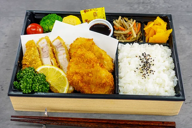 厳選豚ロースとんかつ、ヒレカツ弁当