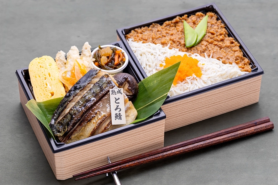 熟成 とろ鯖のみりん麹漬け二段重