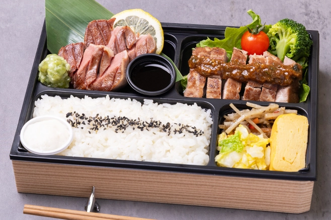 厚切り豚芯タンと厳選ポークステーキ弁当