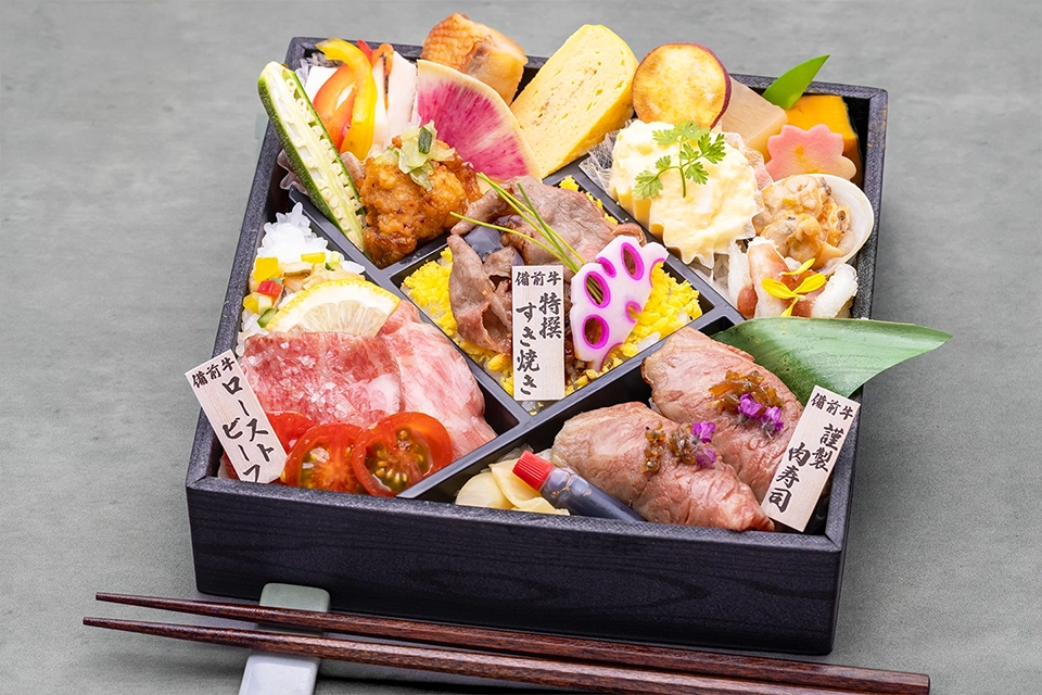 【5月6月特別価格/限定販売】三種の備前牛が織りなす、極上肉懐石膳  (板前割烹 鱗 ~UROKO~)