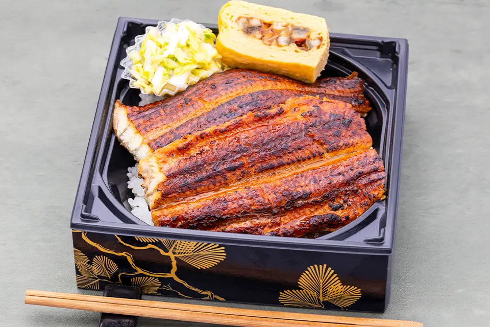 鰻巻き入り 特上うな重